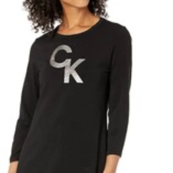 calvin klein white t shirt dress Jeans MILANO - Jersey dress oversized fit Calvin Klein Kids logo-print T-shirt